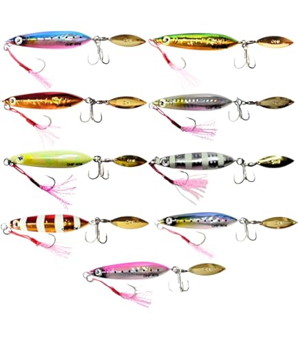 Amazon.co.jp: オルルド釣具 メタルジグ 6色セット 「メタルジグI